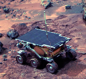 [09] Vozítko Sojourner na povrchu Marsu